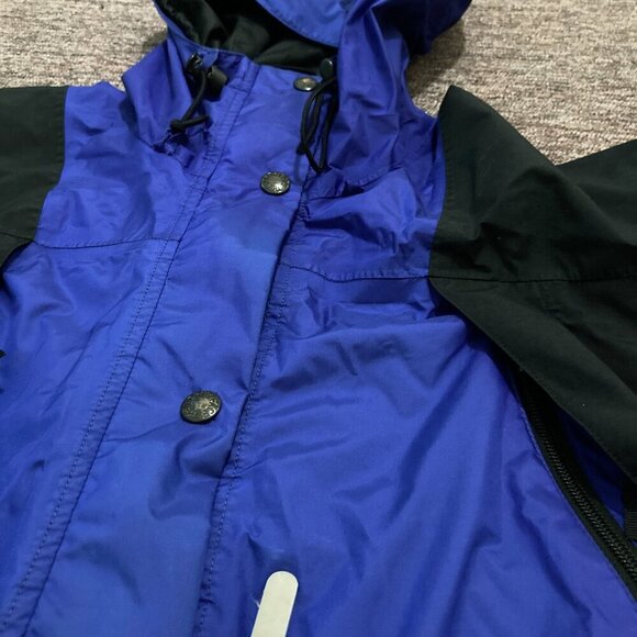 VTG 90s The North Face Jacket Men's Small Blue Black Gore-Tex Mountain Guide - Picture 14 of 14